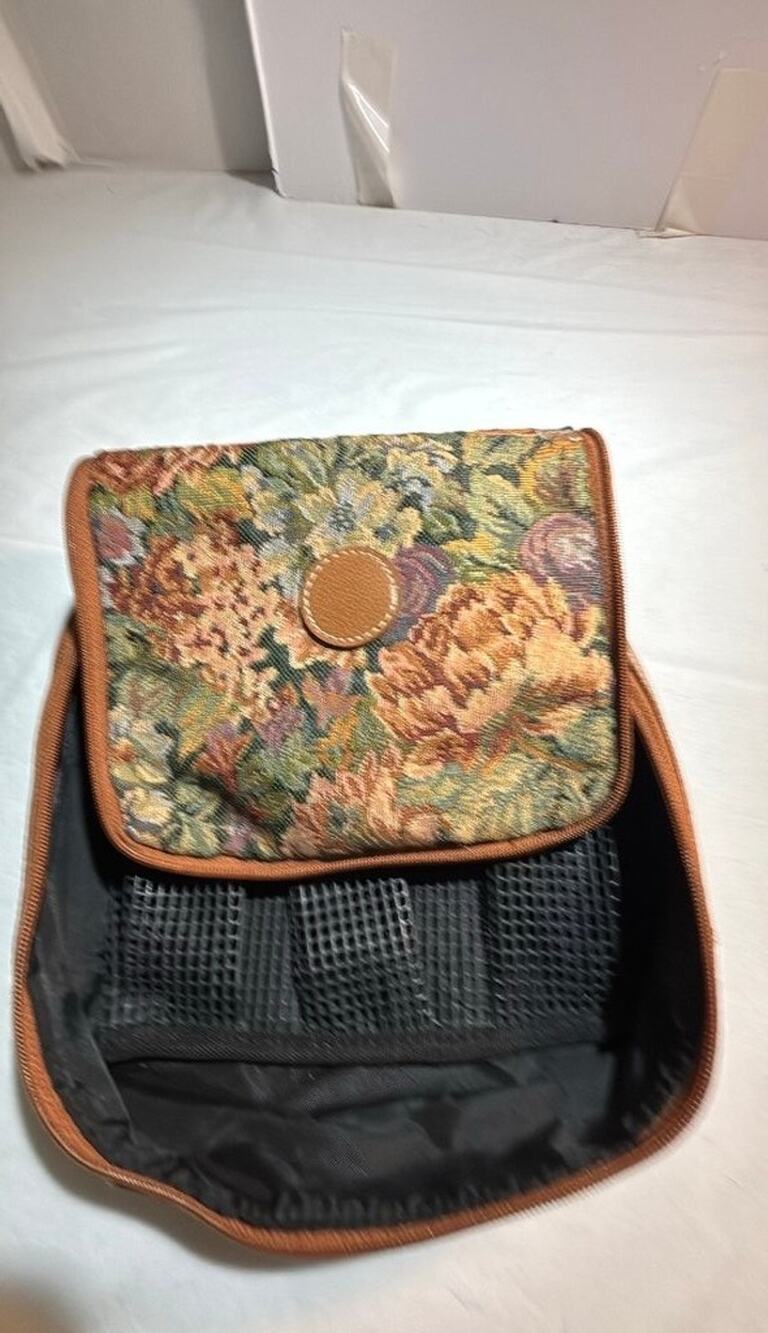 Vintage Palladio Floral Tapestry Travel Bag